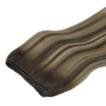 Honey Blonde Balayage (4/26/4) Sew-In Weft Hair Extensions (80g-110g) – 100% Remy Human Hair.