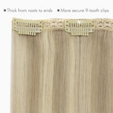 Double Drawn Classic Clip ins