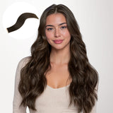 Light Brown (2A) Mini Tape-Ins 40g – 100% Remy Human Hair.
