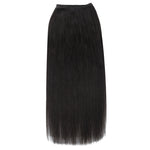 Natural Black (1B) Sew-In Weft Hair Extensions (80g-110g) – 100% Remy Human Hair by GOO GOO Hair.