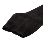 Natural Black (1B) Sew-In Weft Hair Extensions (80g-110g) – 100% Remy Human Hair by GOO GOO Hair.