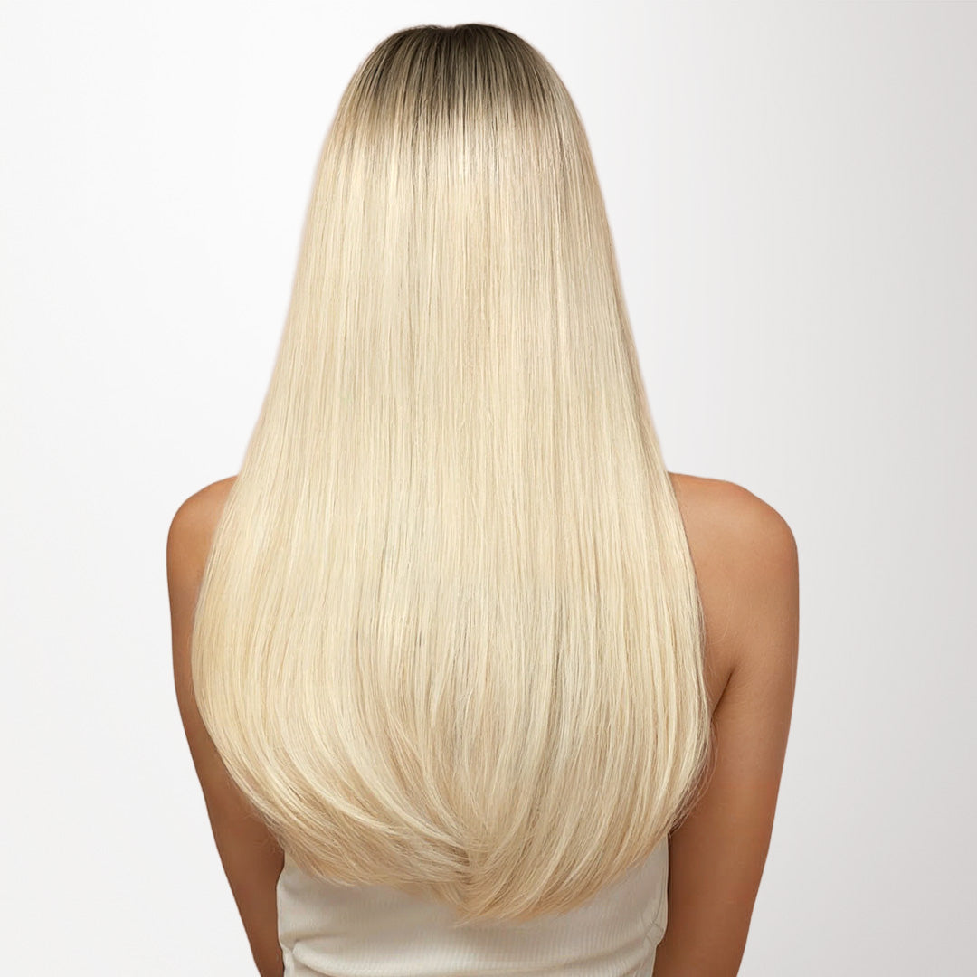 Platinum Blonde (60A) Mini Tape-Ins 40g – 100% Remy Human Hair.
