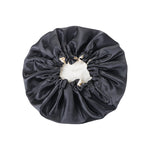 Double-side Satin Sleep Bonnet – 100% Remy Human Hair.