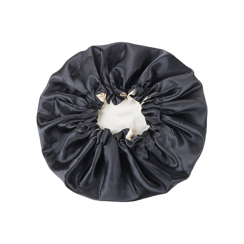 Double-side Satin Sleep Bonnet – 100% Remy Human Hair.