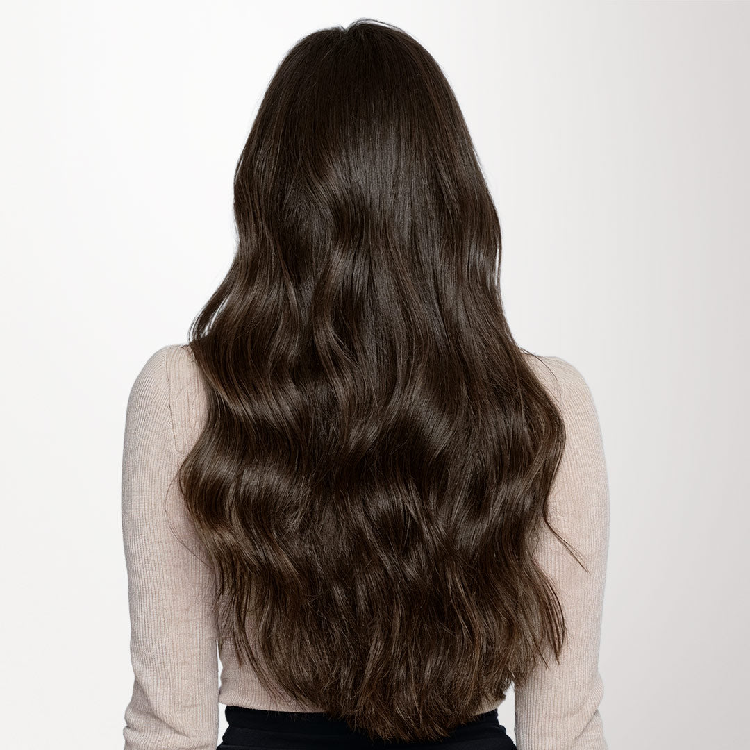 Light Brown (2A) Mini Tape-Ins 40g – 100% Remy Human Hair.