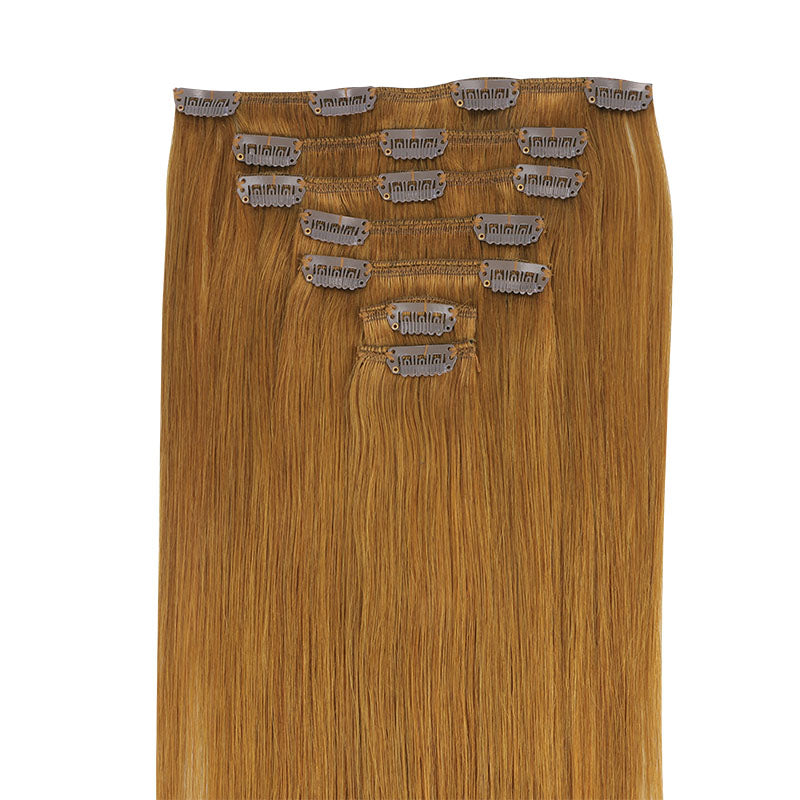 Classic Clip in Hair Extensions 120G – 100% Remy Human Hair.