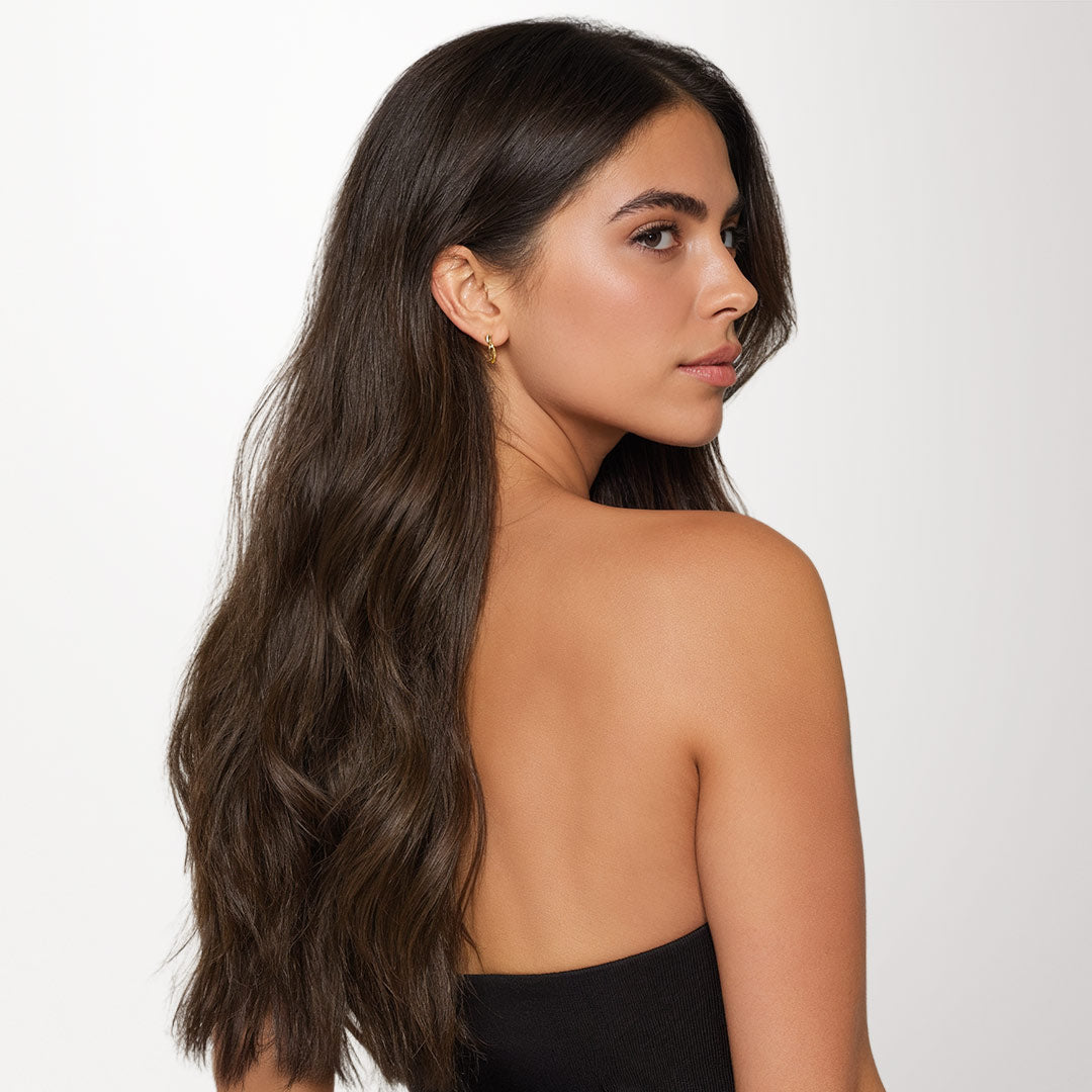 Chocolate Brown (4A) Mini Tape-Ins 40g – 100% Remy Human Hair.
