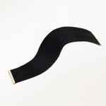 Jet Black (1) Mini Tape-Ins 40g – 100% Remy Human Hair.