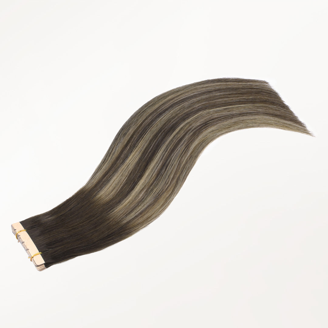 Honey Blonde Balayage (4/26/4) Mini Tape-Ins 40g – 100% Remy Human Hair.