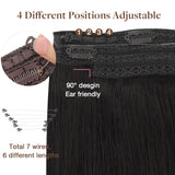 GOO GOO Pro Wire Hair Extension – 100% Remy Human Hair.