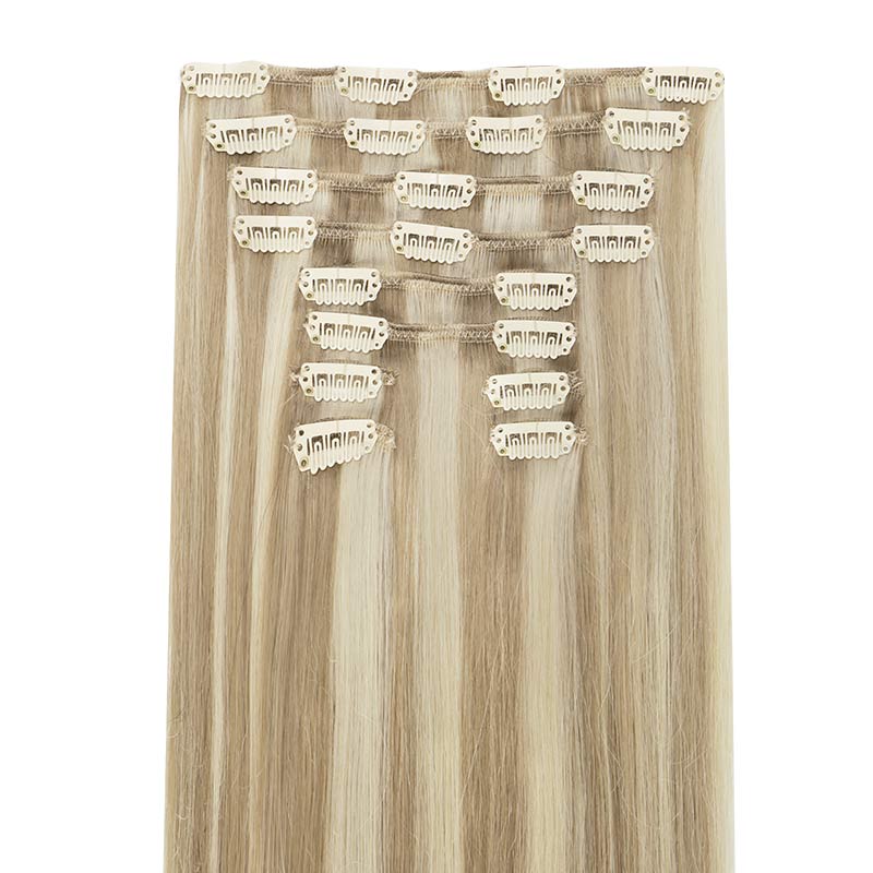 Double Drawn Clip in Hair Extensions 160g-sale – 100% Remy Human Hair.