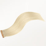 Platinum Blonde (60A) Mini Tape-Ins 40g – 100% Remy Human Hair.