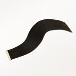 Natural Black (1B) Mini Tape-Ins 40g – 100% Remy Human Hair.