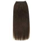 Chocolate Brown (4A) Sew-In Weft Hair Extensions (80g-110g) – 100% Remy Human Hair by GOO GOO Hair.