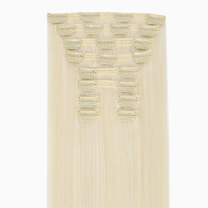 Double Drawn Classic Clip ins – 100% Remy Human Hair.