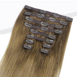 GOO GOO Double Drawn Clip in Hair Extensions 160g