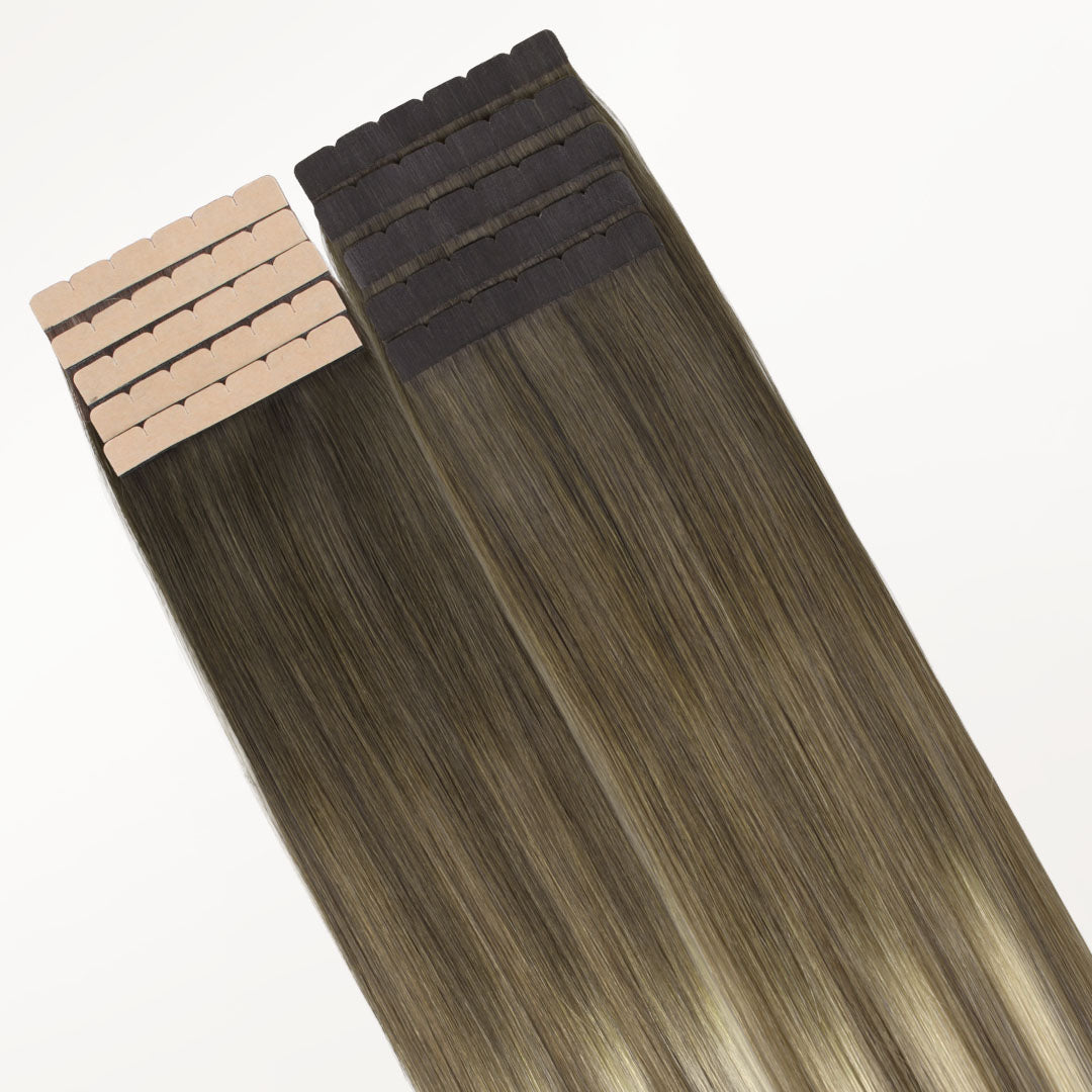 Bleach Blonde Balayage (3/8/613) Mini Tape-Ins 40g – 100% Remy Human Hair.