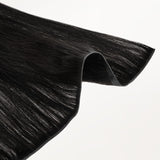 Jet Black (1) Genius Tape Weft Hair Extensions 60g – 100% Remy Human Hair.
