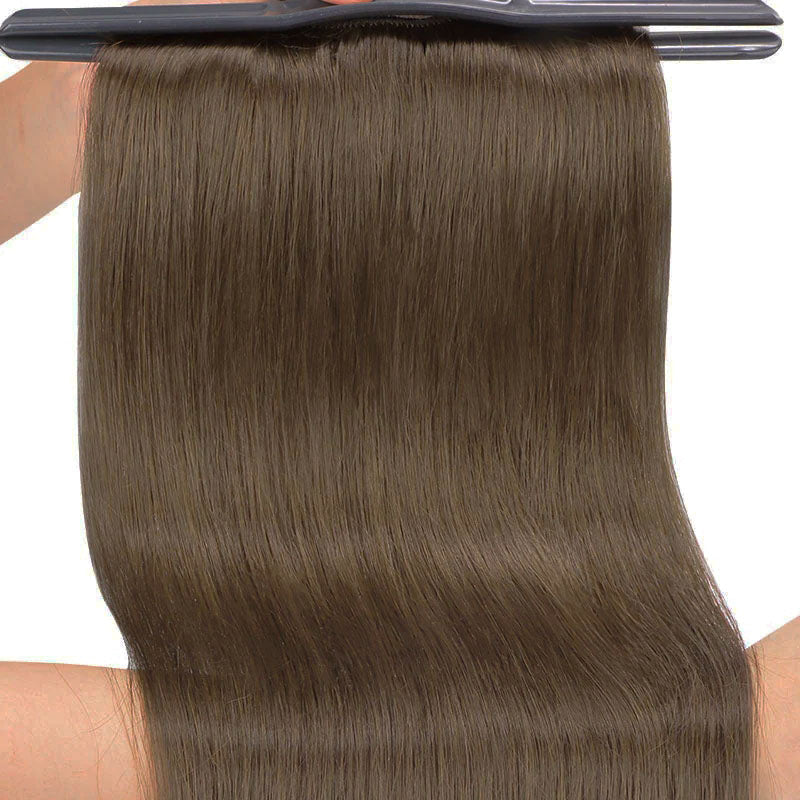 18" Platinum Blonde Balayage (17/22/60) Double Drawn Clip in 160g – 100% Remy Human Hair.