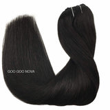 GOO GOO NOVA Classic Clip in Hair Extensions Real Human Hair 120g – 100% Remy Human Hair.