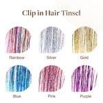 Double Drawn Clip ins &Tinsel Sets-Sale – 100% Remy Human Hair.