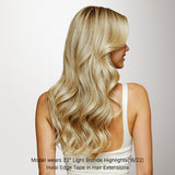 Light Blonde Highlights (16/22A) Invisi Edge Tape-Ins 50g – 100% Remy Human Hair by GOO GOO Hair.