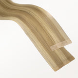 Light Blonde Highlights (16/22A) Invisi Edge Tape-Ins 50g – 100% Remy Human Hair by GOO GOO Hair.