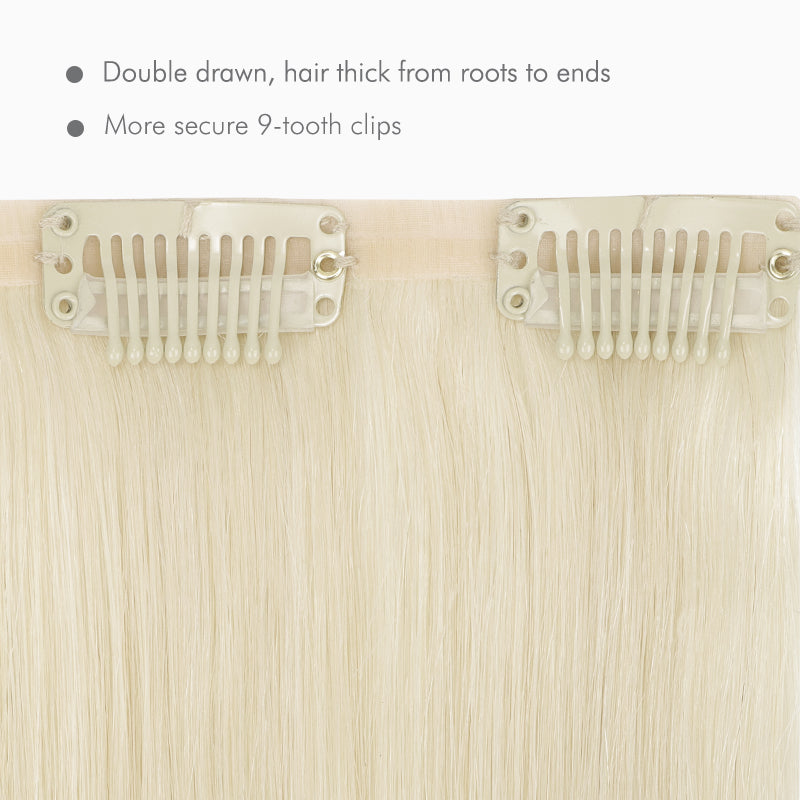 Seamless Clip ins-clearance – 100% Remy Human Hair.