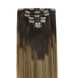 Extensiones de cabello clásicas con clip, 120 g