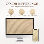 Dark Blonde Highlighted Bleach Blonde (18A/613A) Invisi Edge Seamless Clip-Ins (140g-160g) – 100% Remy Human Hair.