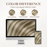 Golden Blonde Highlights (8/22) Seamless Clip-Ins (130g-160g) – 100% Remy Human Hair.