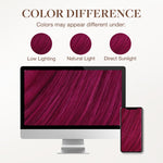 Burgundy Red Color Tape-Ins (25g-30g) – 100% Remy Human Hair.