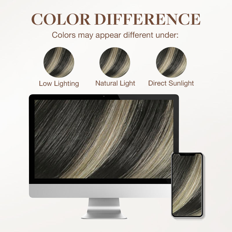 Black to Light Blonde Balayage (1B/16/1B) Tape-Ins 50g – 100% Remy Human Hair.