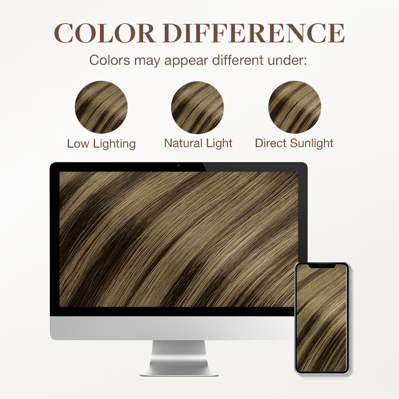 Caramel Blonde Balayage (4/27/4) Tape-Ins 50g – 100% Remy Human Hair.