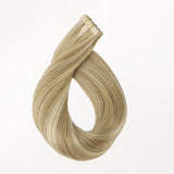 Light Blonde Highlights (16/22A) Tape-Ins 50g – 100% Remy Human Hair.
