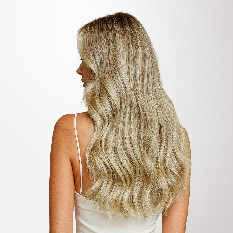 Light Blonde Highlights (16/22A) Tape-Ins 50g – 100% Remy Human Hair.