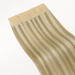 Light Blonde Highlights (16/22A) Tape-Ins 50g – 100% Remy Human Hair.
