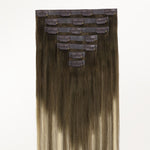Bleach Blonde Balayage (3/8/613) Seamless Clip-Ins (130g-150g) – 100% Remy Human Hair by GOO GOO Hair.