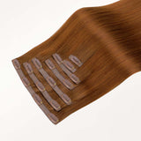 Copper (350) Seamless Clip-Ins (130g-150g) – 100% Remy Human Hair by GOO GOO Hair.