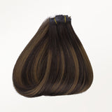 Dark Brown Balayage (2/6/2) Seamless Clip-Ins (130g-150g) – 100% Remy Human Hair by GOO GOO Hair.