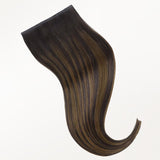 Dark Brown Balayage (2/6/2) Seamless Clip-Ins (130g-150g) – 100% Remy Human Hair by GOO GOO Hair.