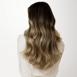 Dirty Blonde Omber (2/6/18) Seamless Clip-Ins (130g-150g) – 100% Remy Human Hair by GOO GOO Hair.