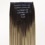Dirty Blonde Omber (2/6/18) Seamless Clip-Ins (130g-150g) – 100% Remy Human Hair by GOO GOO Hair.