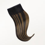 Natural Black Balayage (1B/6/1B) Seamless Clip-Ins (130g-150g) – 100% Remy Human Hair by GOO GOO Hair.