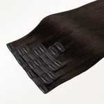 Light Brown (2A) Seamless Clip-Ins (130g-150g) – 100% Remy Human Hair by GOO GOO Hair.
