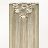 ASCHBLONDE STRÄHNEN (17A/60) 150G CLIP-INS