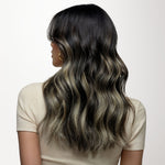 Black to Light Blonde Balayage (1B/16/1B) Classic Clip-Ins (150g-170g) – 100% Remy Human Hair.