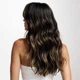 NATÜRLICHES SCHWARZES BALAYAGE (1B/6/1B) 150G CLIP-INS