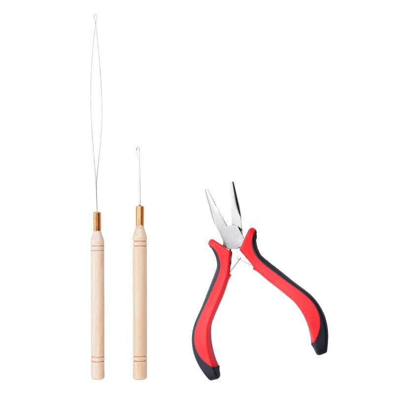 Micro Links Hair Extensions Tools Kit 100 Remy Human Hair Extensions