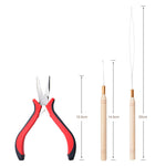 Micro Links Hair Extensions Tools Kit – 100% Remy Human Hair.